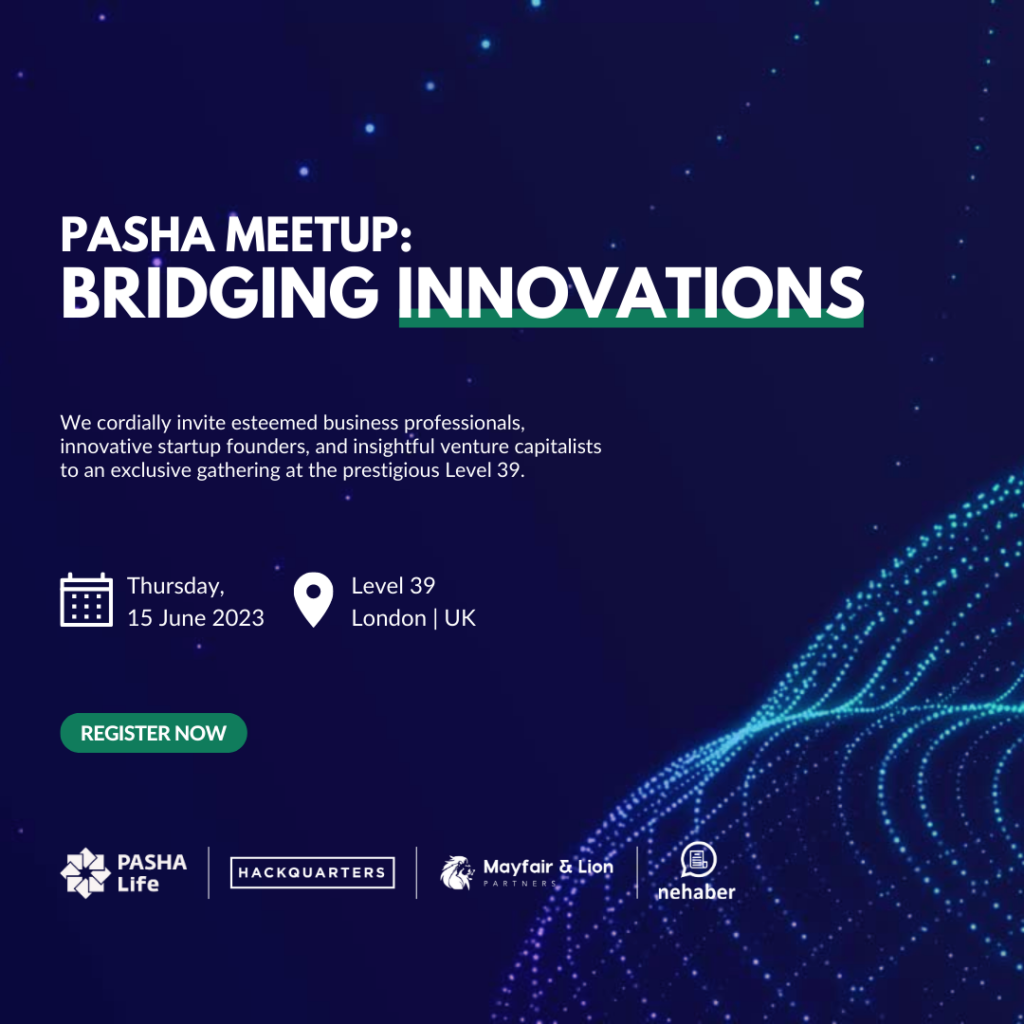 A promotion for a bridging innovations event